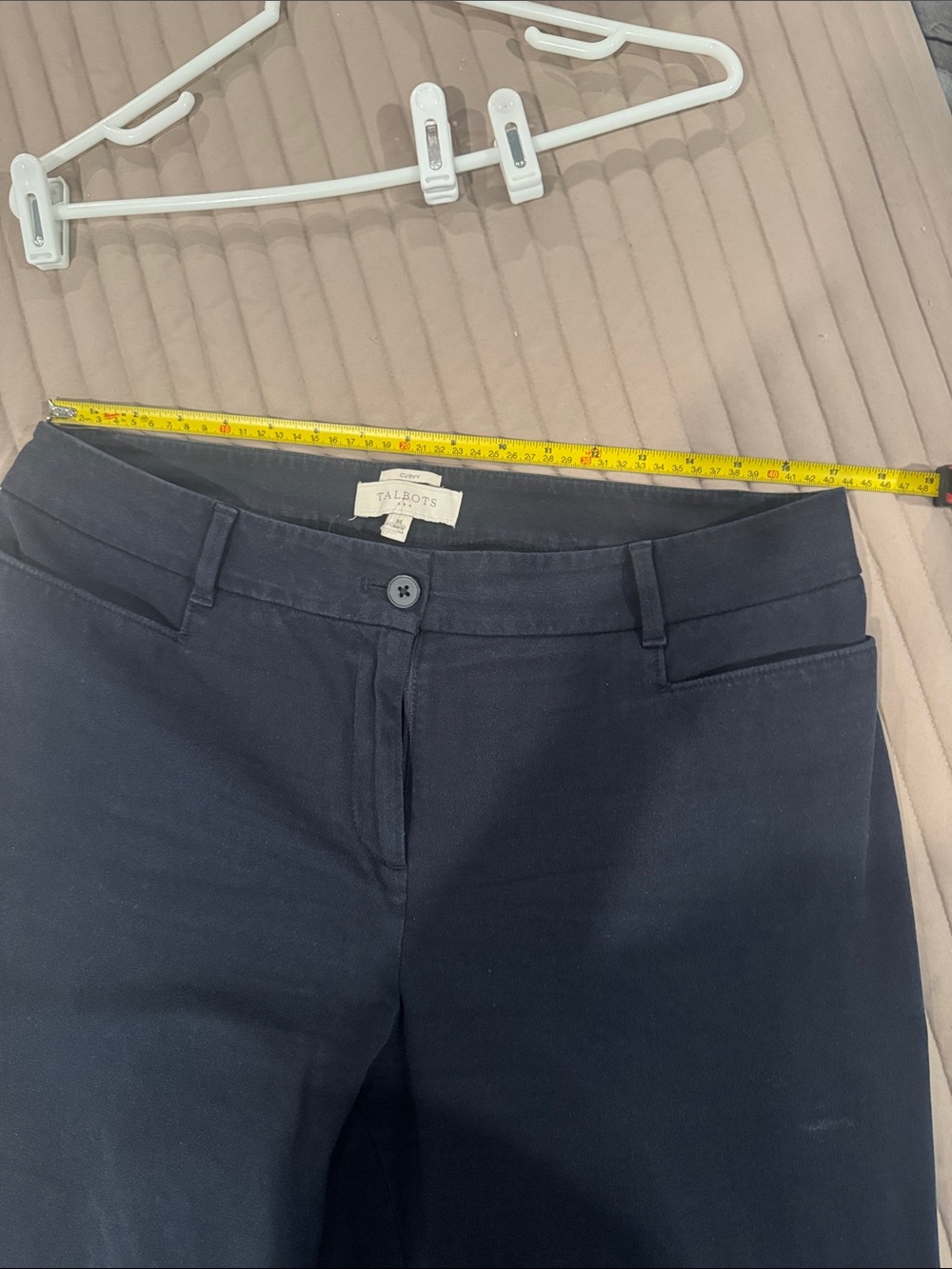 Talbots Curvy Navy Pants - Picture 6 of 7